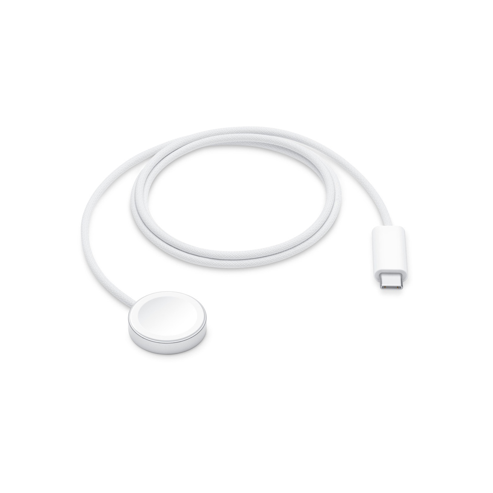 كابل شحن مغناطيسي سريع لساعة ابل واتش إلى USB-C بطول 1 متر