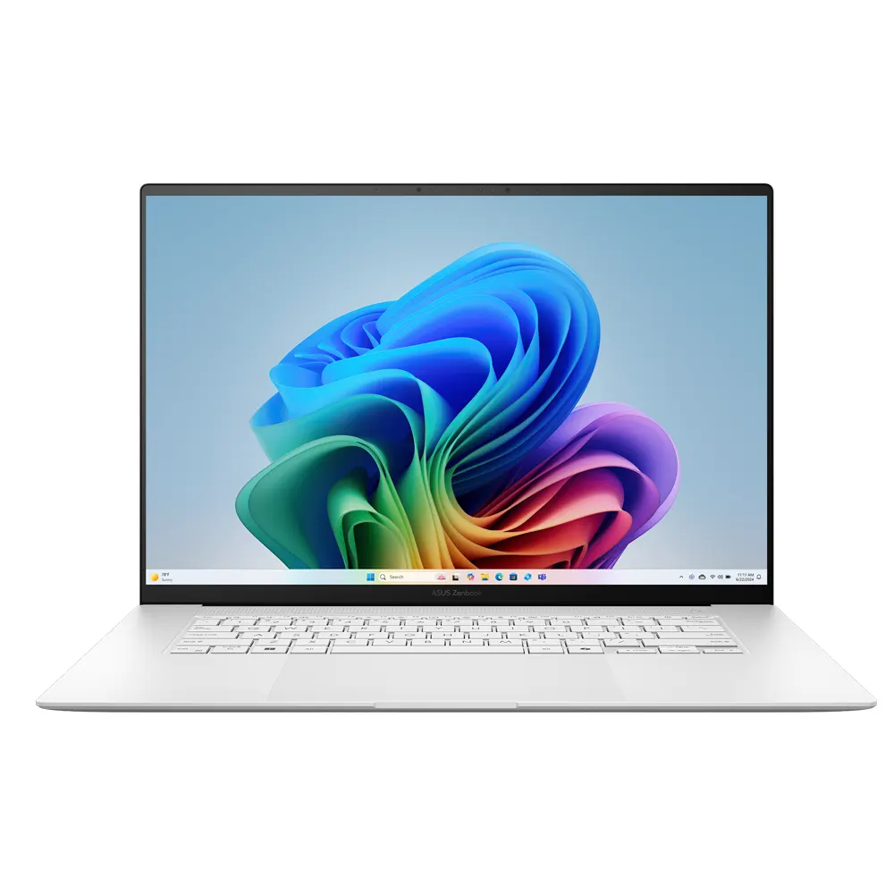 أسوس Zenbook S16 UM5606WA-RJ263W بمعالج Ryzen AI 9-HX 370 وذاكرة 32 جيجابايت DDR5 وتخزين 2 تيرابايت SSD وكرت شاشة Radeon 890M وشاشة 16 بوصة بدقة 3K OLED