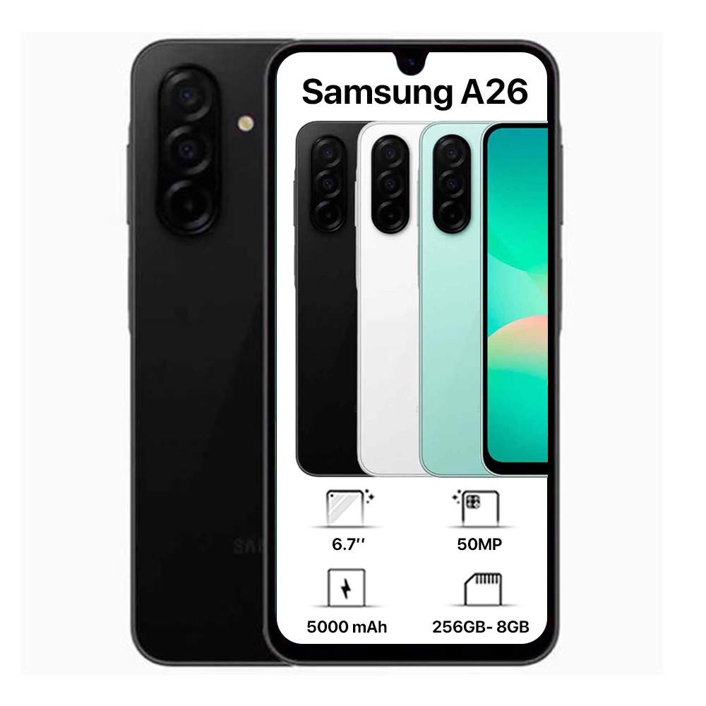 سامسونج جالكسي A26 ثنائي الشريحة - 256 جيجابايت، 8 جيجابايت رام، 5G