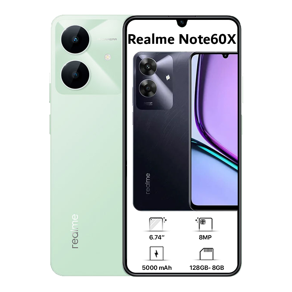 ريلمي نوت 60X ثنائي الشريحة - 128 جيجابايت، 4 جيجابايت رام، 4G