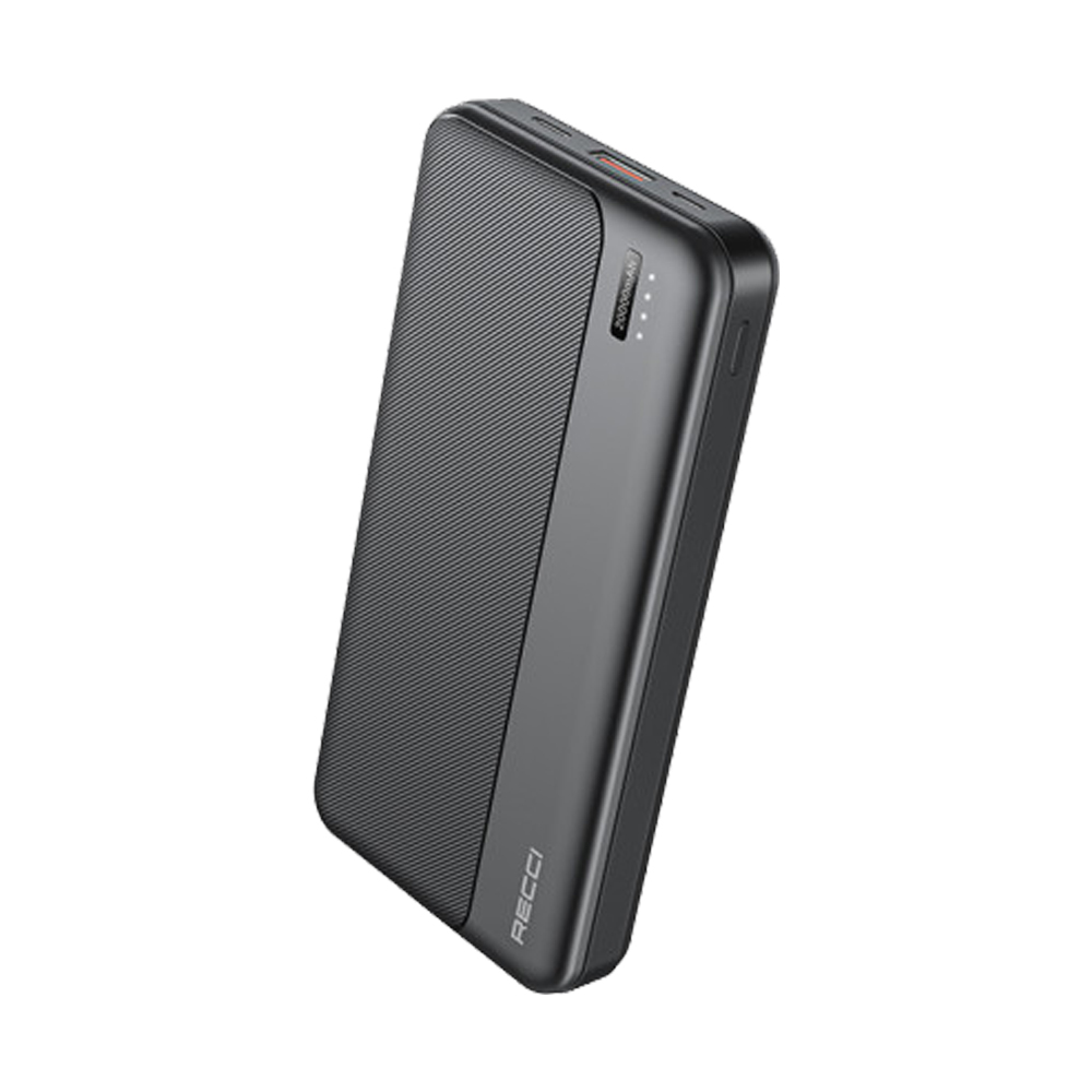 باور بنك Recci P27 PD بقوة 20W + 22.5W وسعة 20,000 مللي أمبير