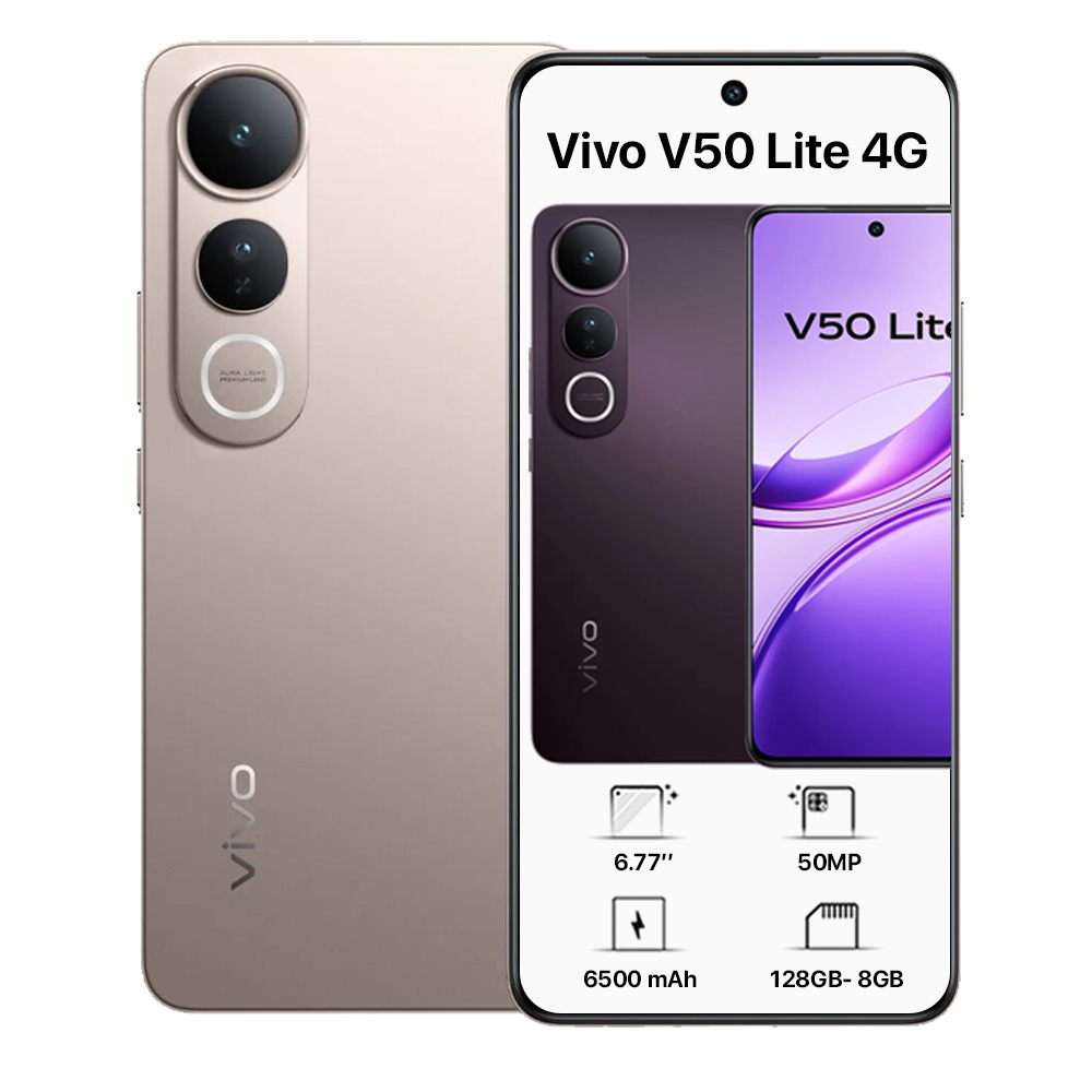 فيفو V50 لايت ثنائي الشريحة - 128 جيجابايت، 8 جيجابايت رام، 4G