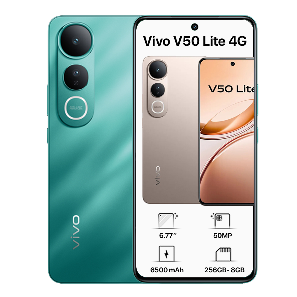 فيفو V50 لايت ثنائي الشريحة - 256 جيجابايت، 8 جيجابايت رام، 4G