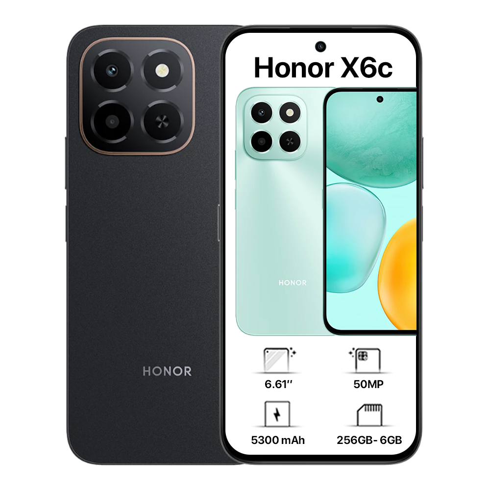 هونر X6C ثنائي الشريحة - 256 جيجابايت، 6 جيجابايت رام، 4G