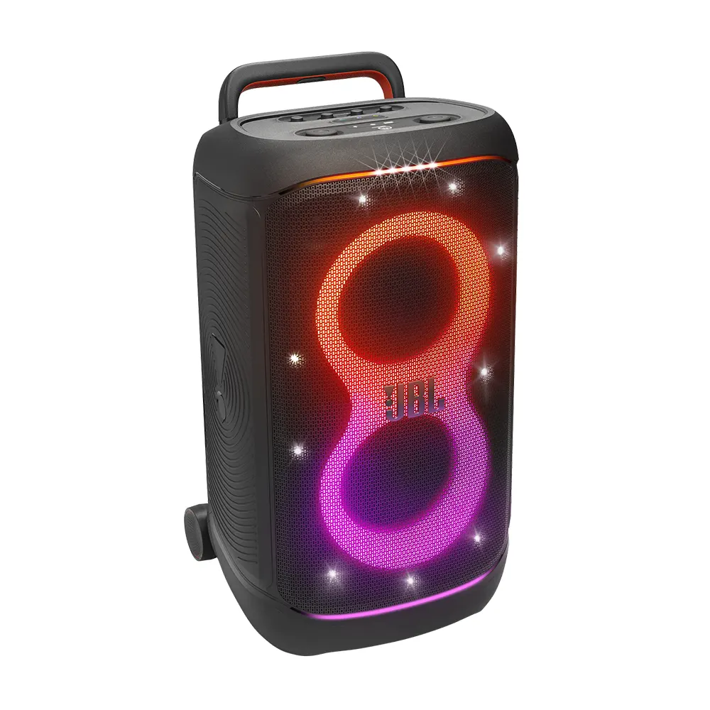 جي بي إل بارتي بوكس 520 – مكبر صوت للحفلات مزوّد بتقنية تعزيز الصوت بالذكاء الاصطناعي (AI Sound Boost)